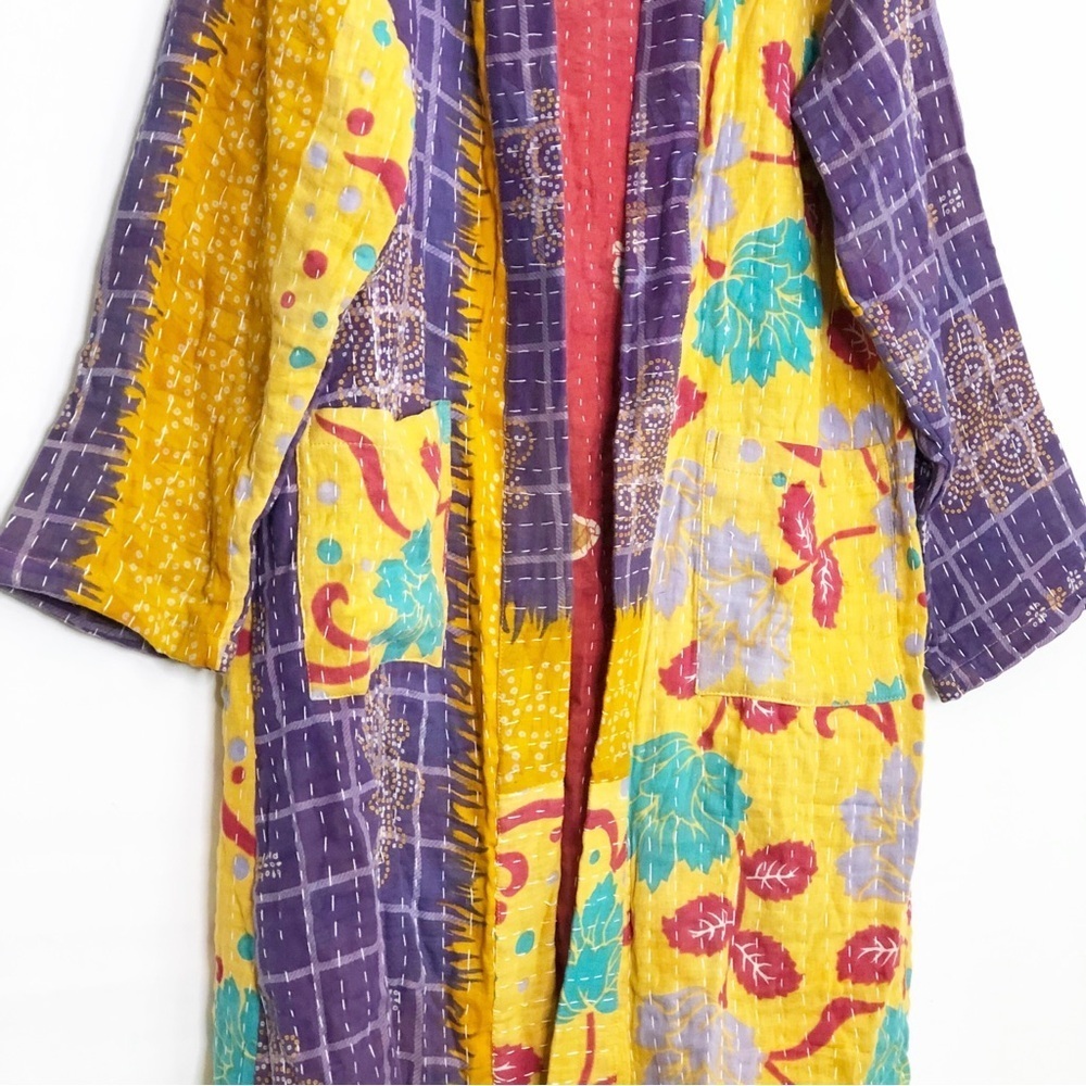 She’s 1 Oak She’s one of a kind multicolored open closure reversible kimono - Picture 3 of 13